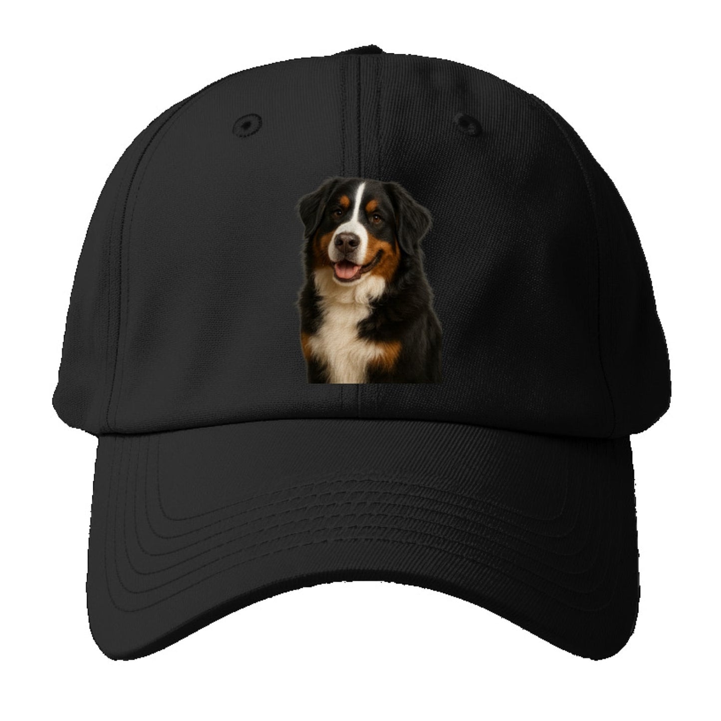 Bernese Mountain Dog Portrait Design Baseball Cap