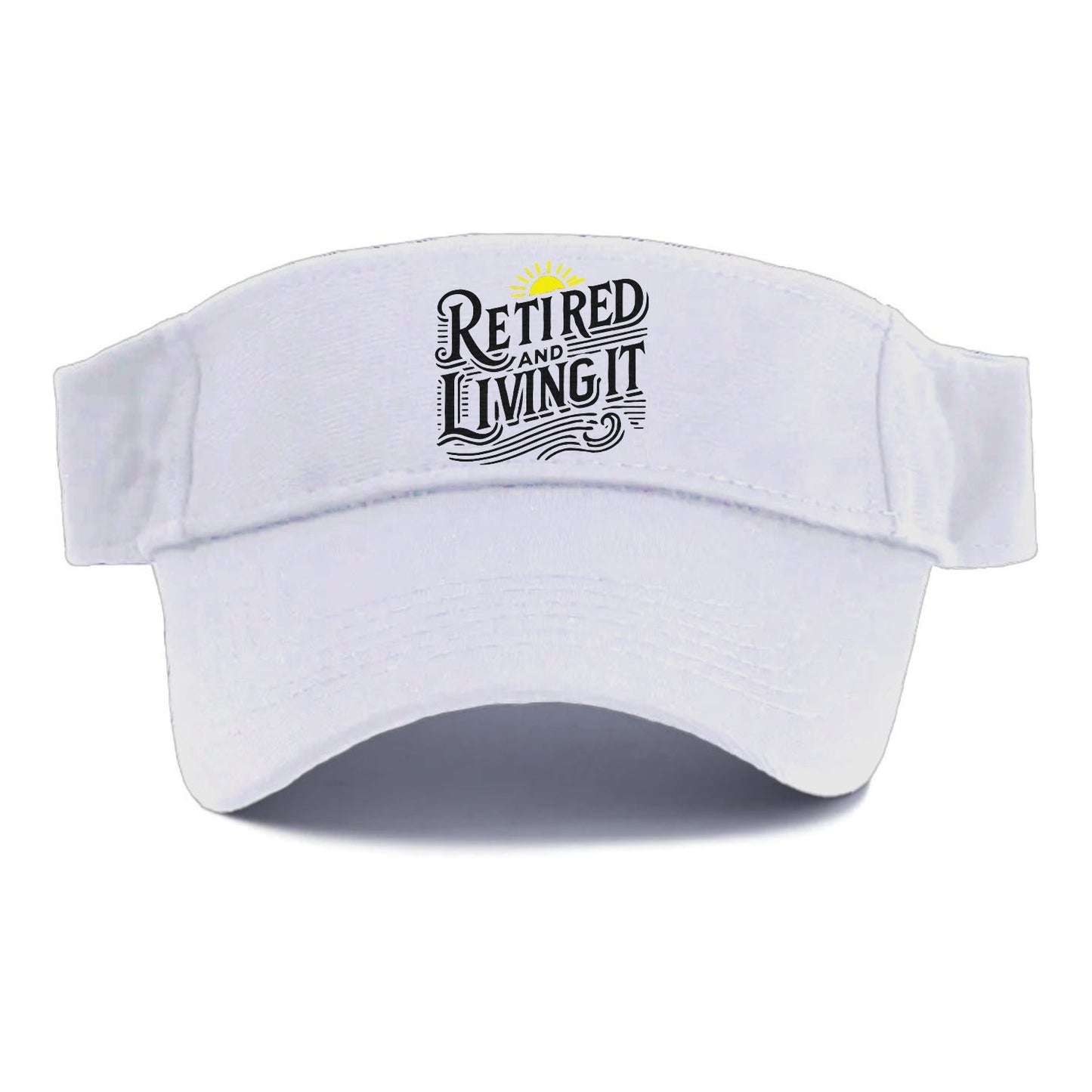 Retired And Living It Visor