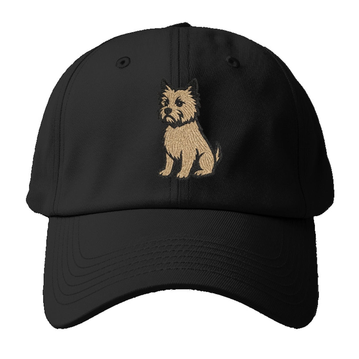 Cairn Terrier Wheaten Colored Pose Baseball Cap