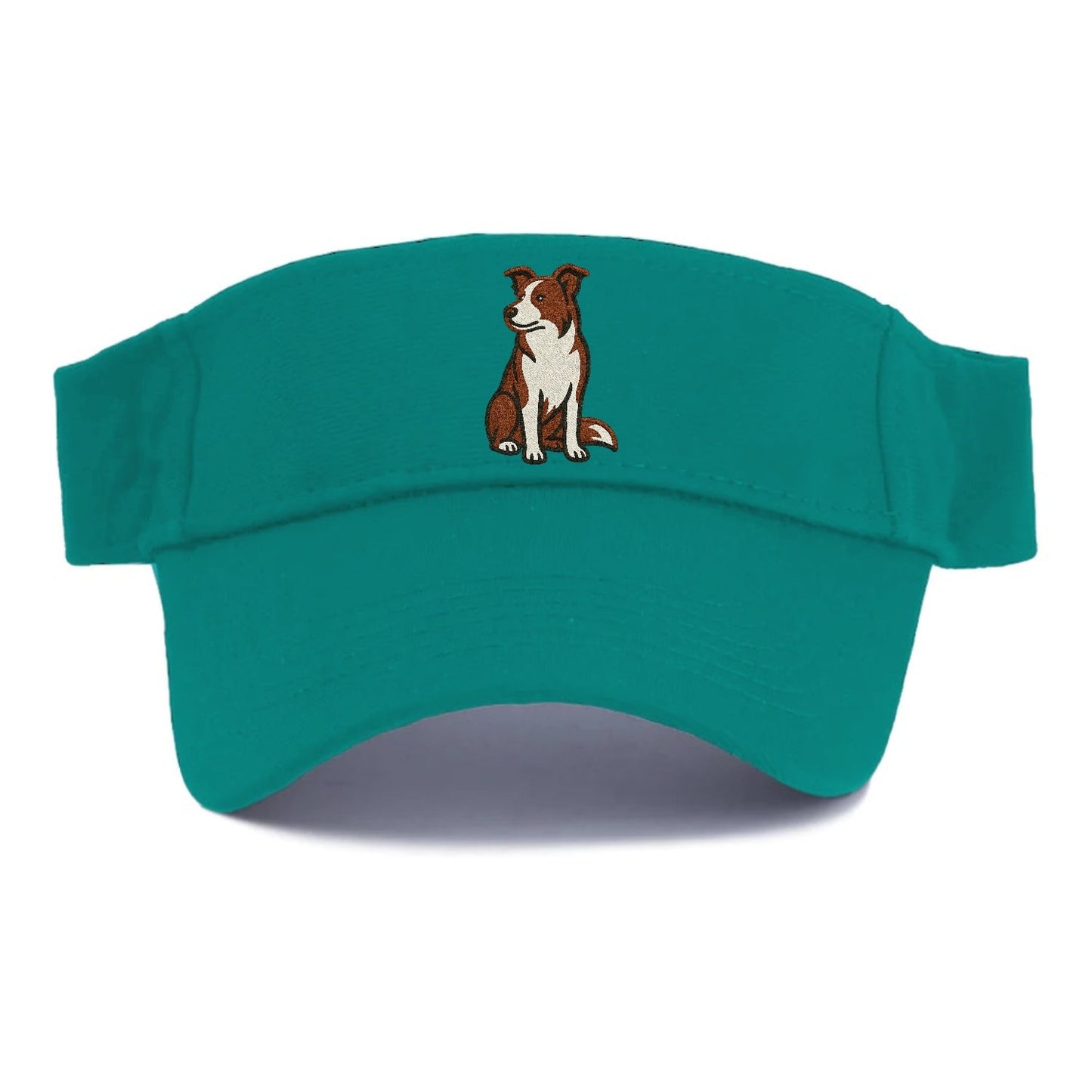 Border Collie Red White Loyal Spirit Visor