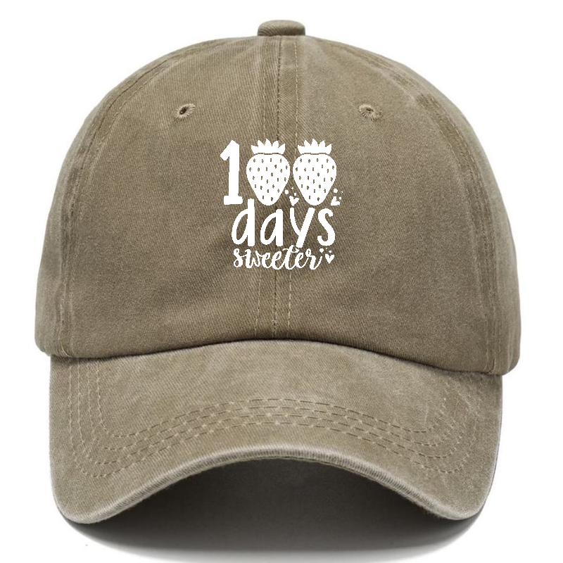 100 Days Sweeter Classic Cap