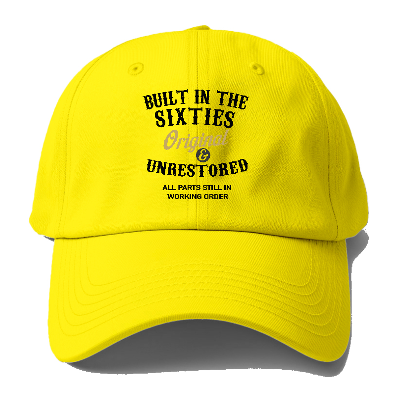 Build In The Sixties Original Unrestored All Parts Still In Working Order Baseball Cap
