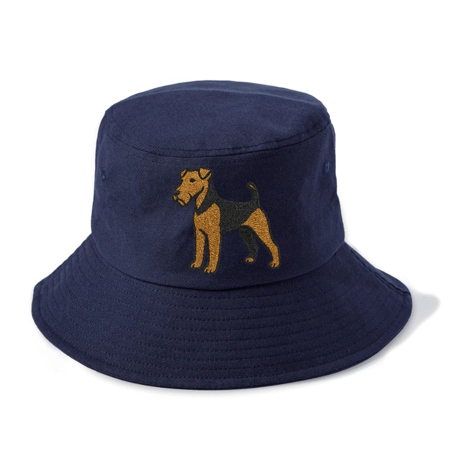 Welsh Terrier Black And Tan Pose Bucket Hat