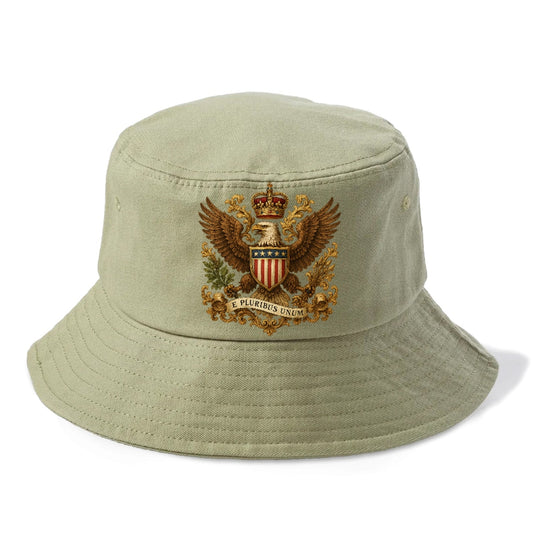 Patriotic Heraldic Emblematic Bucket Hat