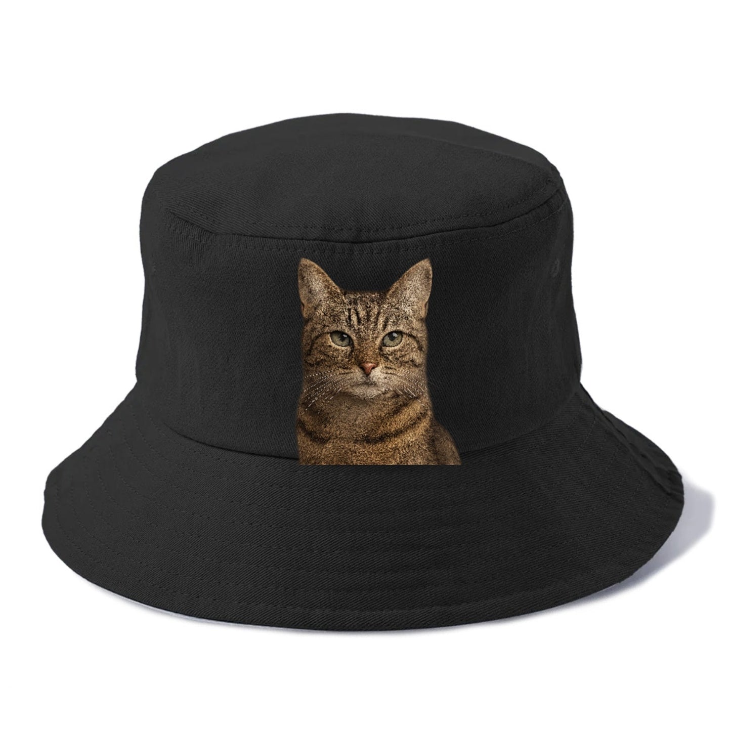 Content Cat Curious Charm Bucket Hat