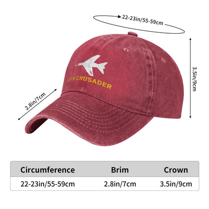RF-8 Crusader Printing unisex baseball cap adjustable hats Outdoor leisure hat veteran gift