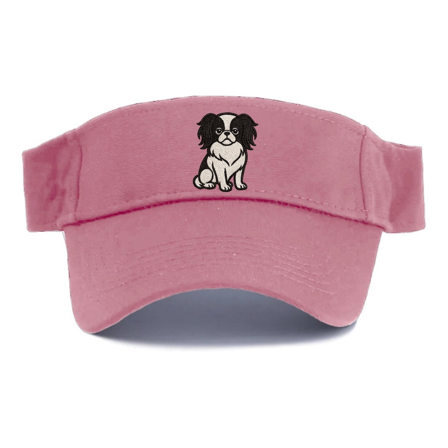 Japanese Chin Black White Regal Charm Visor