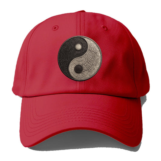 Mandala Yin Yang Pattern Baseball Cap