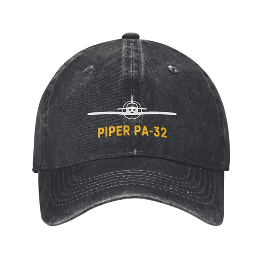 Piper PA-32 Printing unisex baseball cap adjustable hats Outdoor leisure hat veteran gift