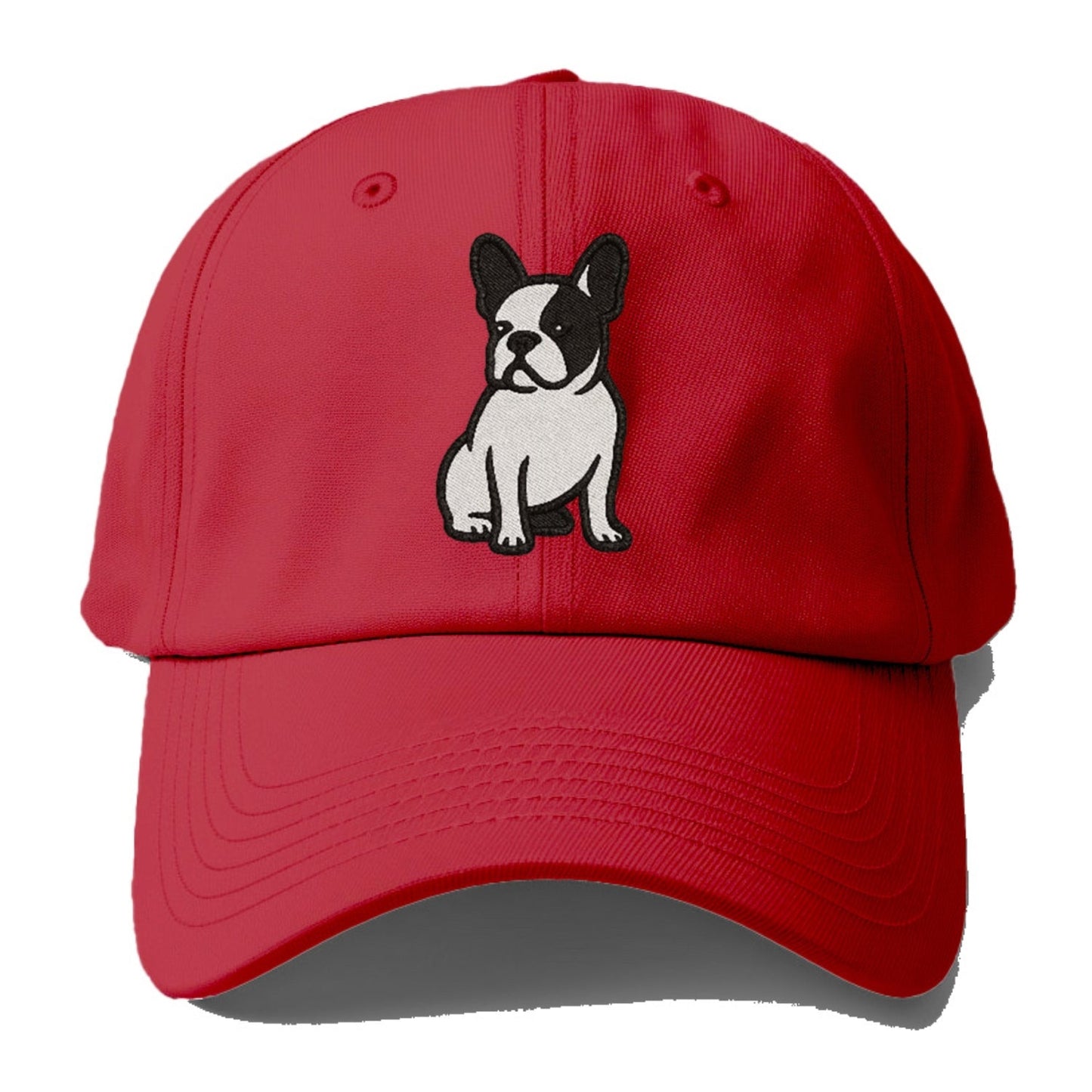 French Bulldog Black White Charming Pose Baseball Cap