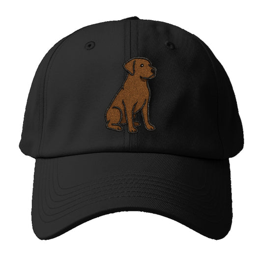 Chocolate Labrador Retriever Loyal Companion Baseball Cap