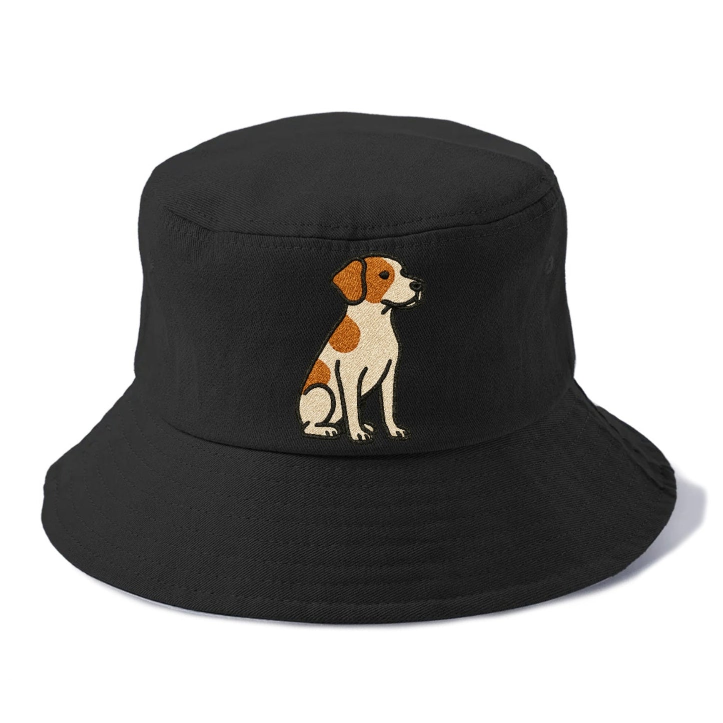 Brittany Spaniel Orange And White Design Bucket Hat