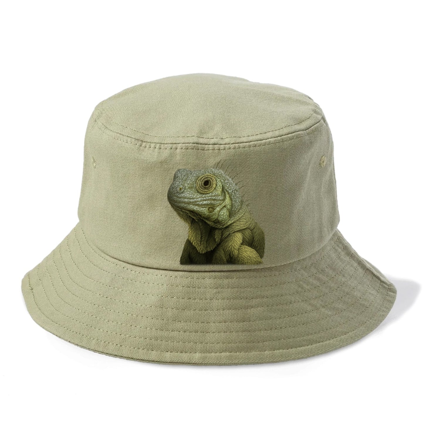 Chameleon Portrait Design Bucket Hat