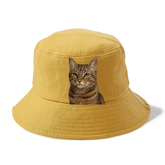 Content Cat Peaceful Purr Bucket Hat