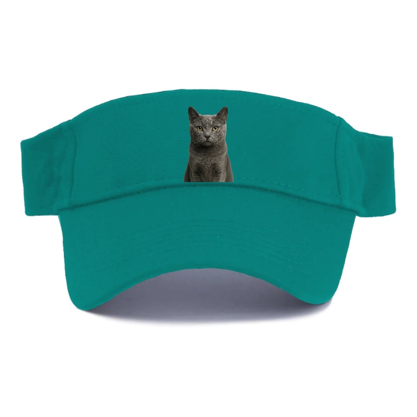 Gray Cat Mysterious Charm Visor