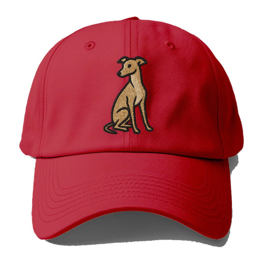 Whippet Fawn Colored Design Baseball Cap
