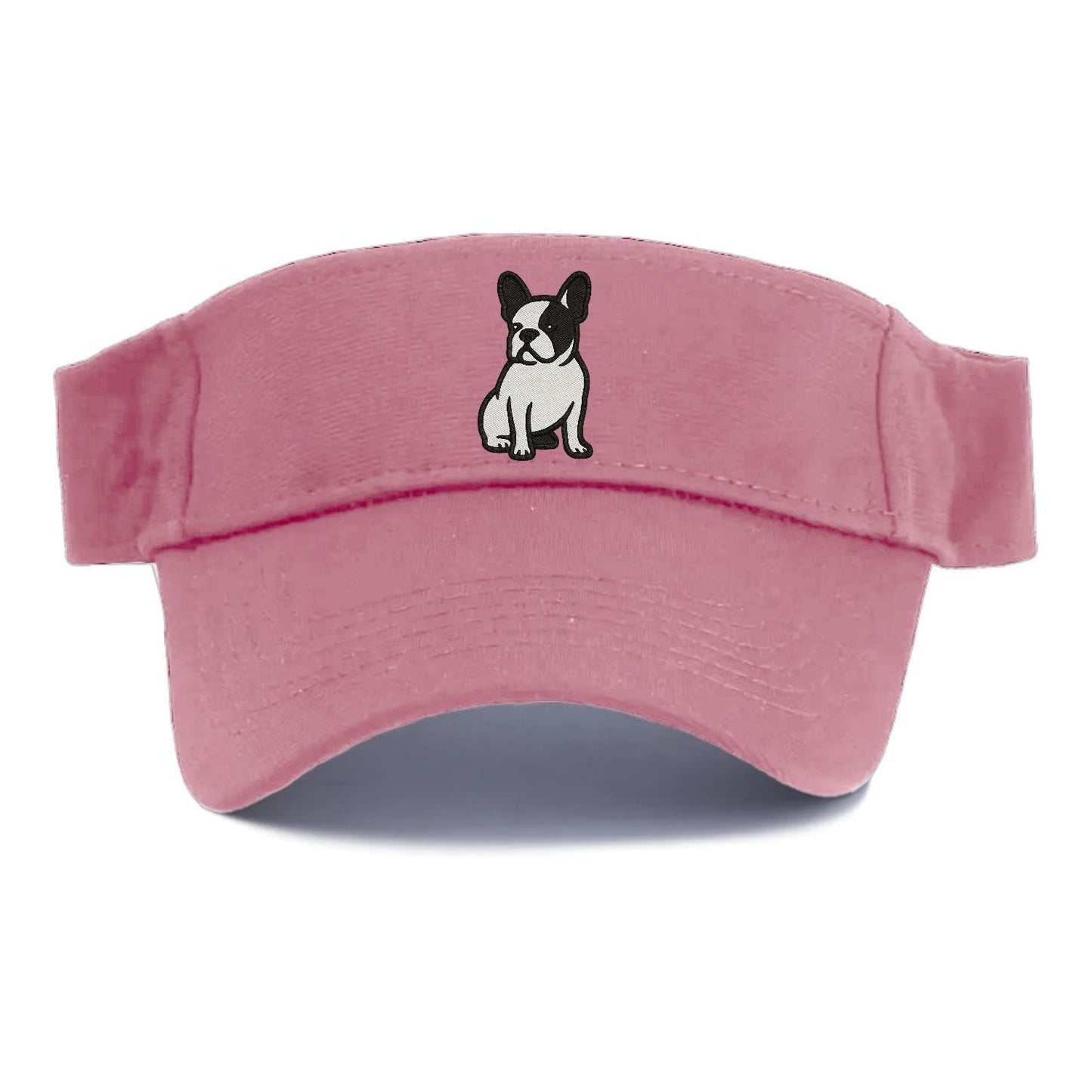 French Bulldog Black White Charming Pose Visor