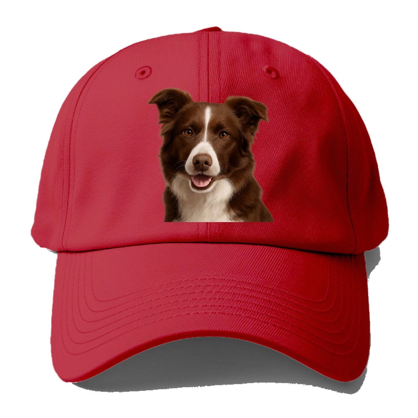 Chocolate Border Collie: Sweet & Smart Devotion Baseball Cap