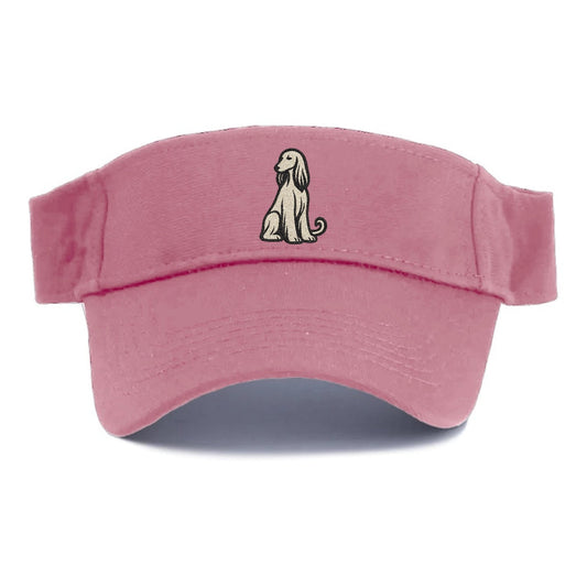 Afghan Hound Cream Colored Design Visor