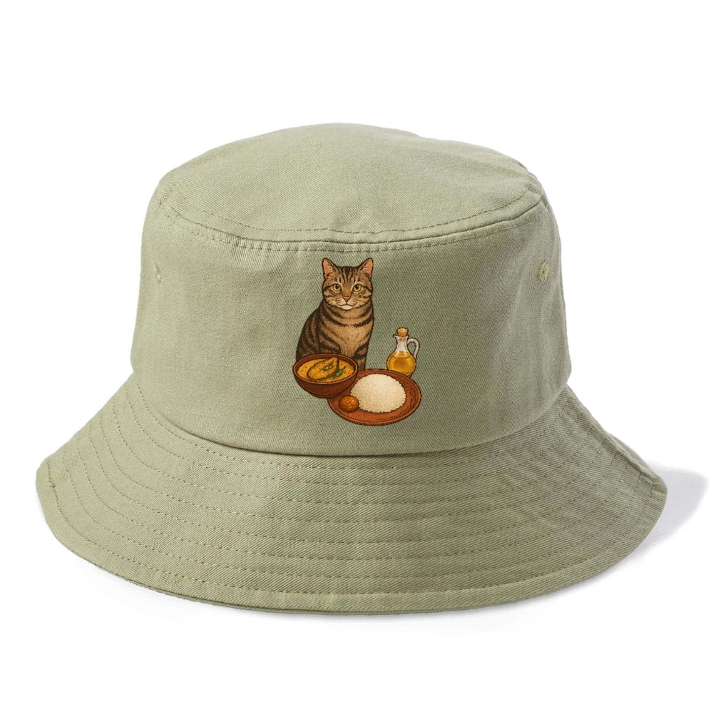 Bengali Fish Curry Cat Charm Bucket Hat