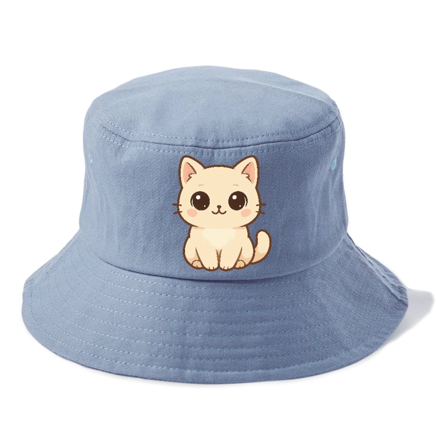 Cream Cat Gentle Charm Bucket Hat