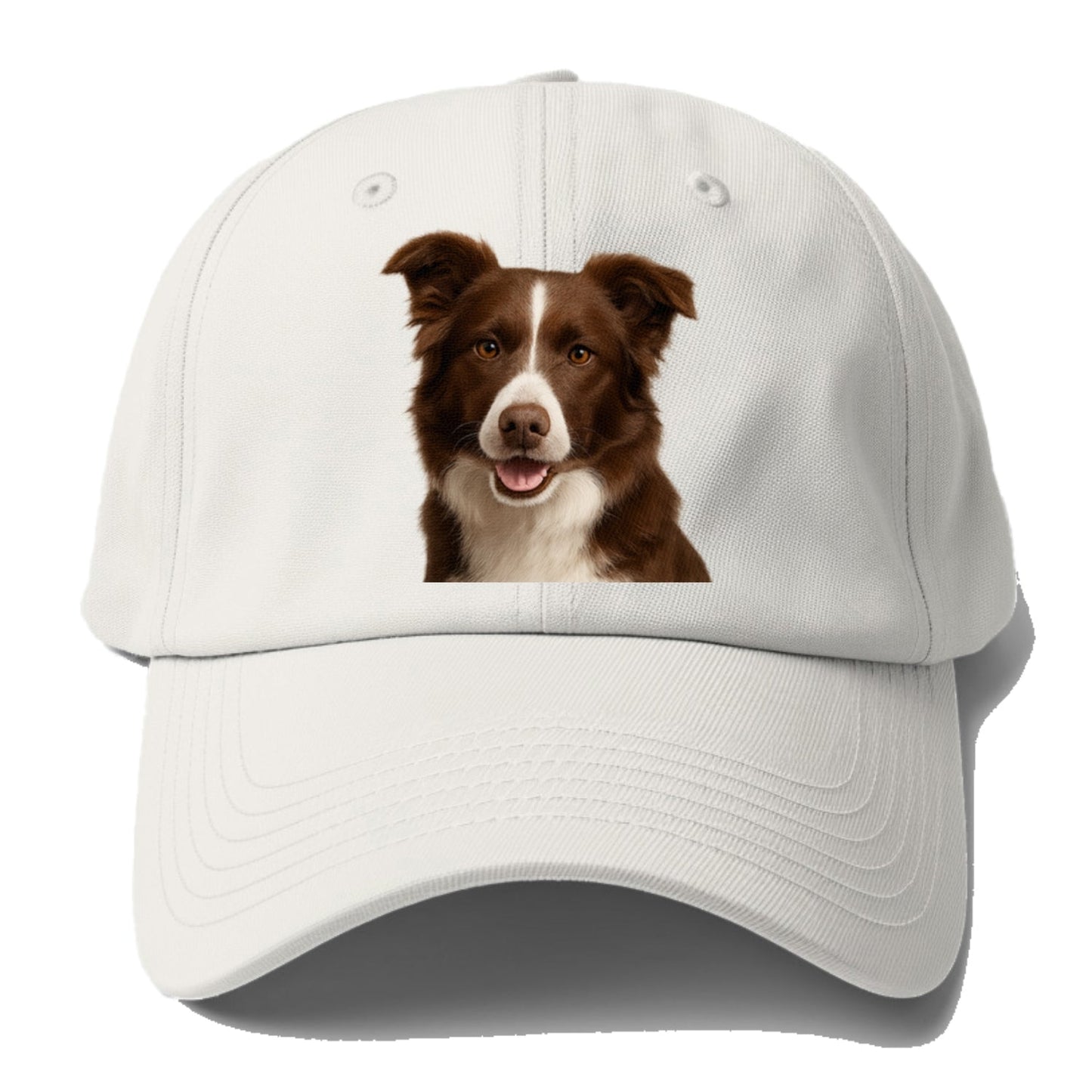 Chocolate Border Collie: Sweet & Smart Devotion Baseball Cap