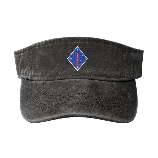 US 1st Marine Division SSI Printing adjustable Empty Top Baseball Sun Cap unisex outdoor sport hat veterans gift