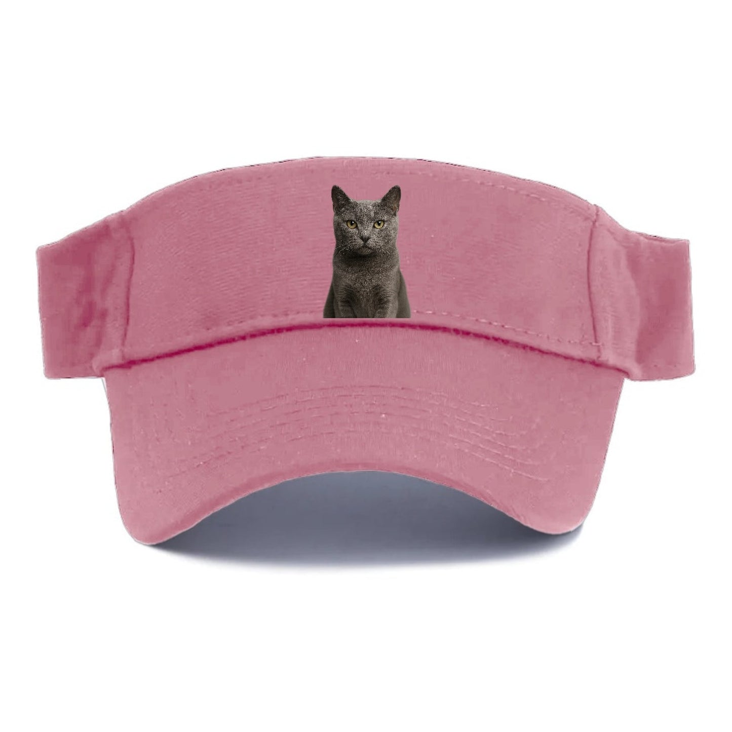Gray Cat Mysterious Charm Visor