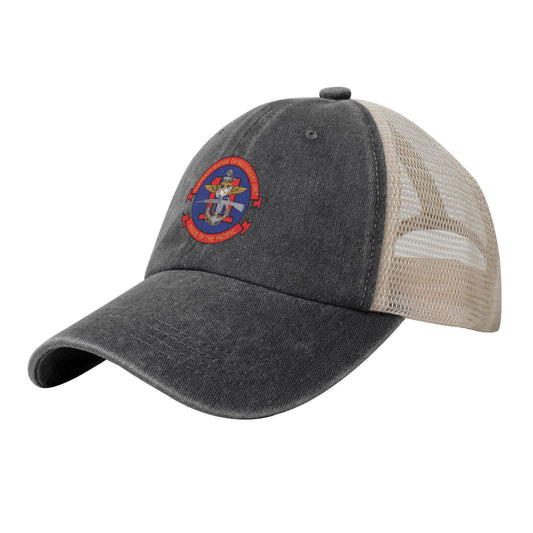 11th MEU Insignia Printed unisex baseball cap adjustable grid baseball cap veteran gift
