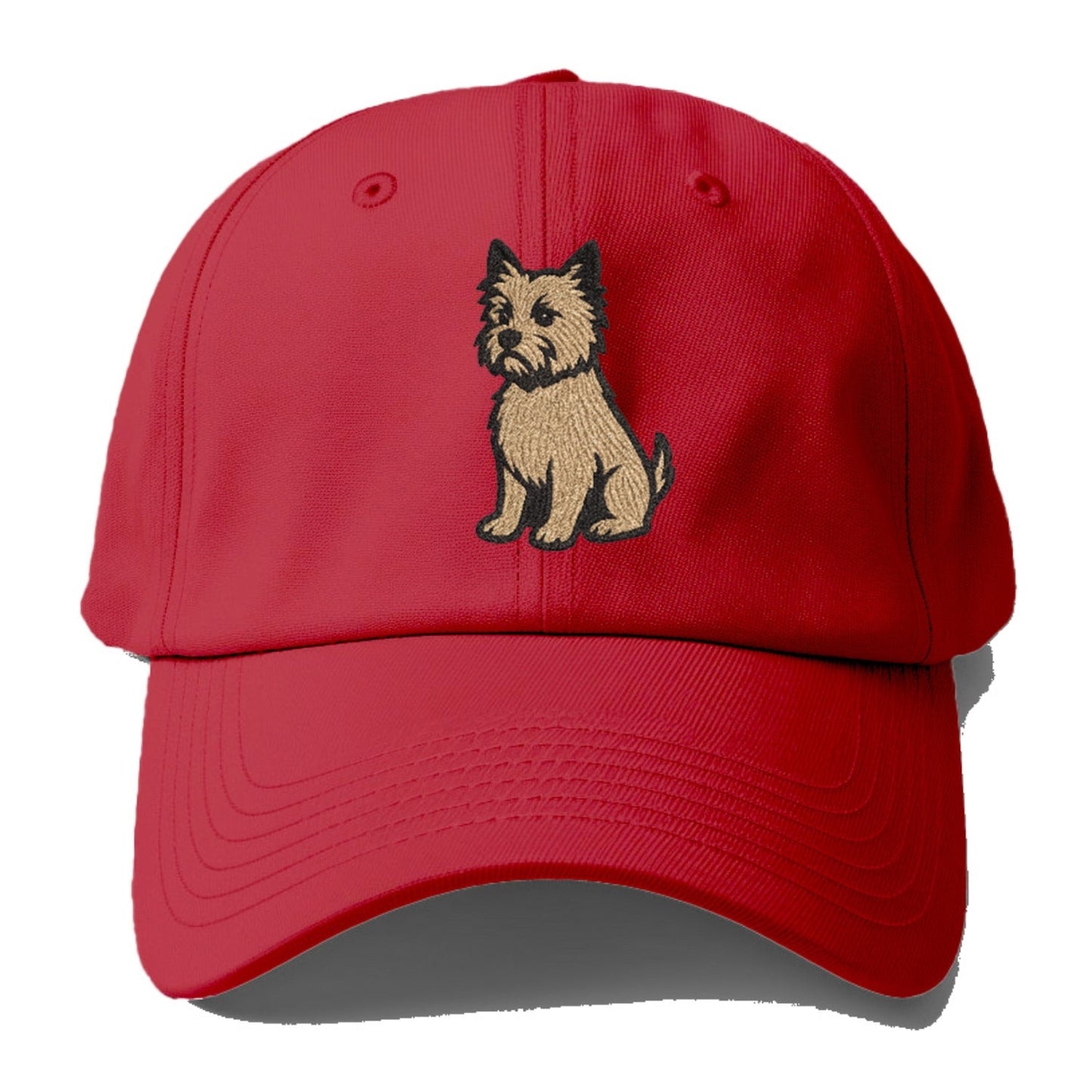 Cairn Terrier Wheaten Colored Pose Baseball Cap