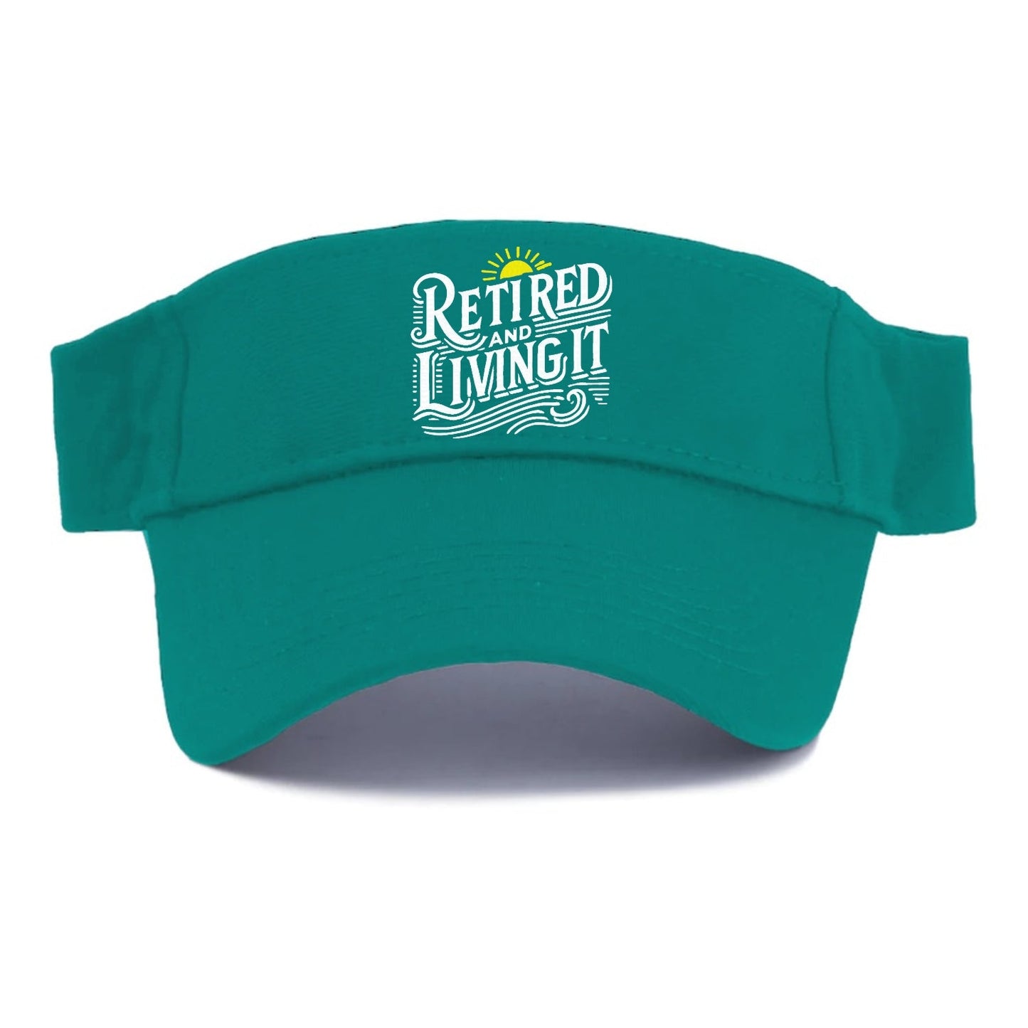 Retired And Living It Visor