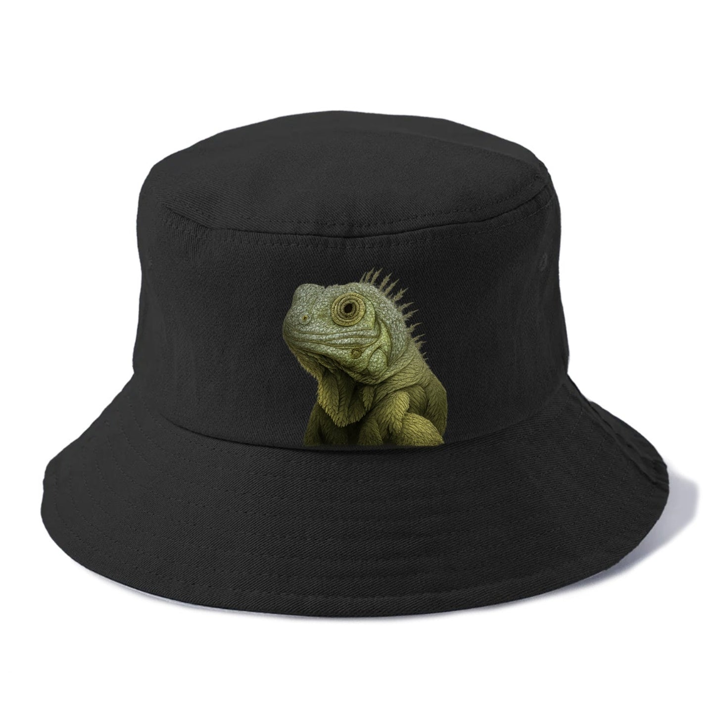 Chameleon Portrait Design Bucket Hat
