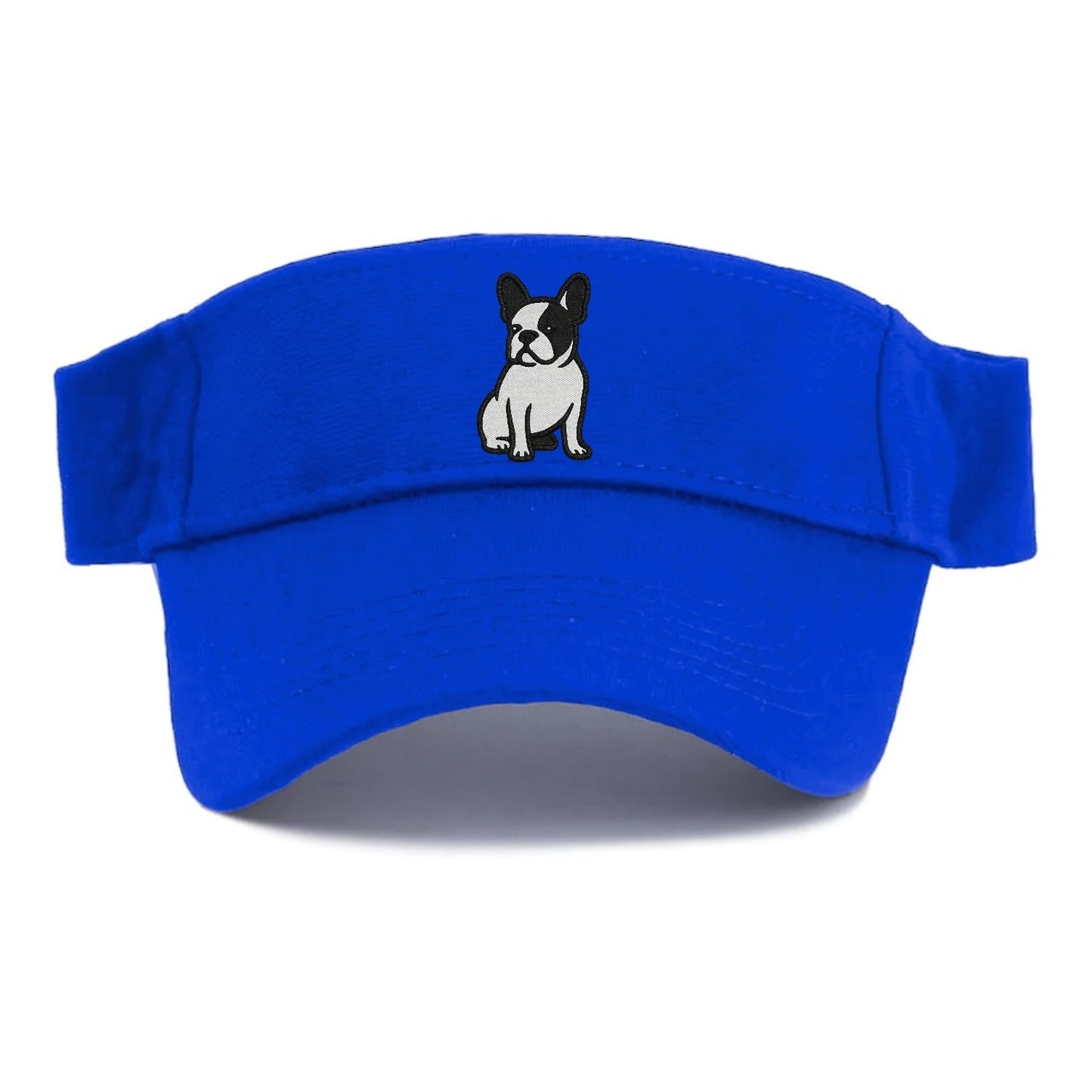 French Bulldog Black White Charming Pose Visor