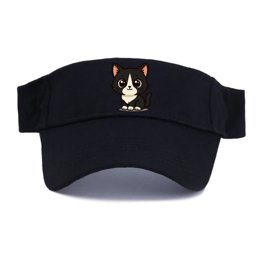 Tuxedo Cat Sophisticated Charm Visor