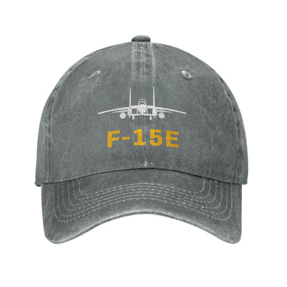 F-15E Printed unisex baseball cap adjustable cap outdoor sunshade trucker hat