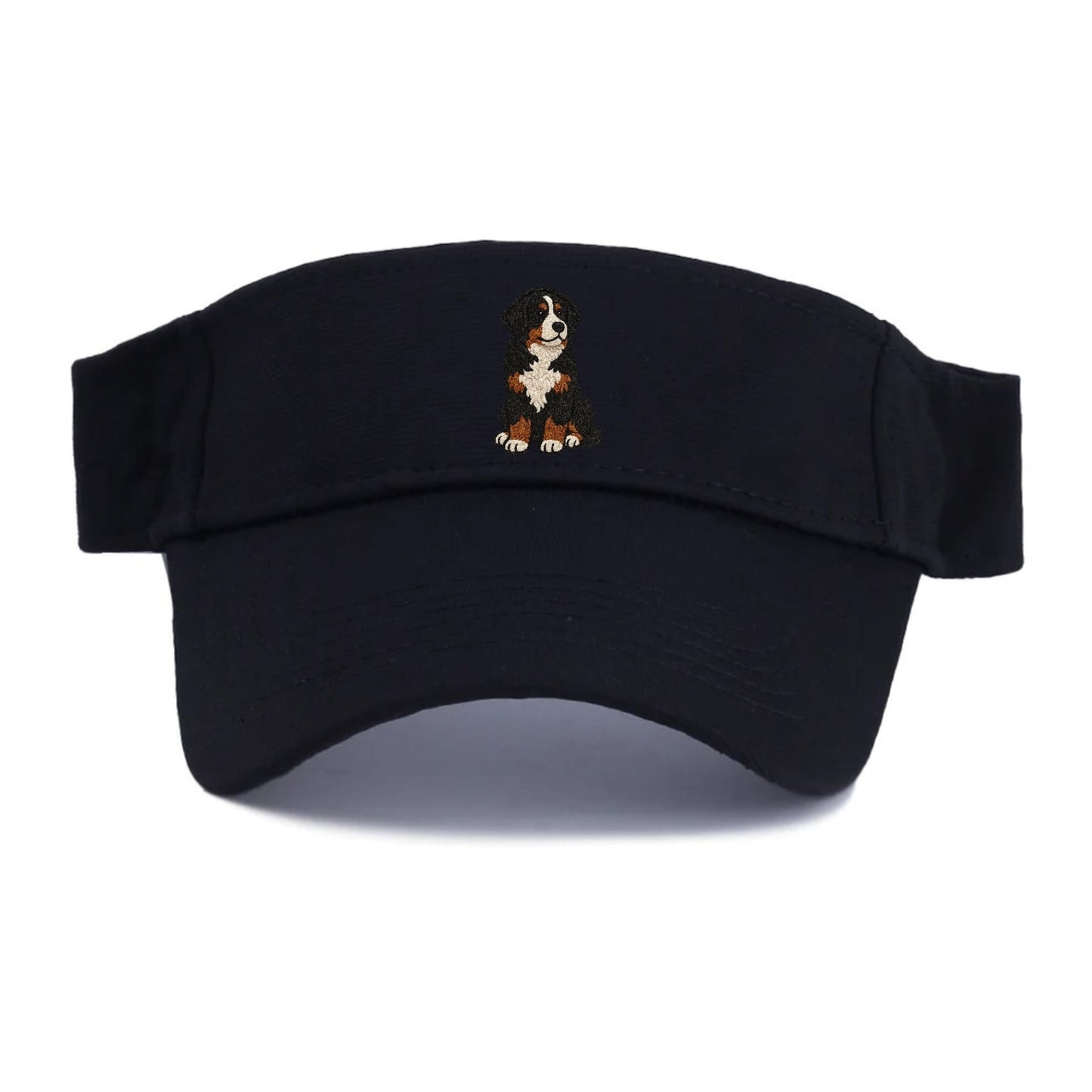 Bernedoodle Tricolor Curly Playful Charm Visor