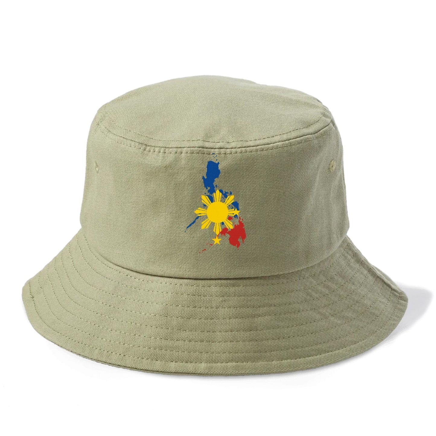 National Symbols Map Bucket Hat