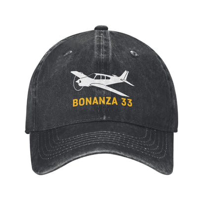 Bonanza 33 Printing unisex baseball cap adjustable hats Outdoor leisure hat veteran gift