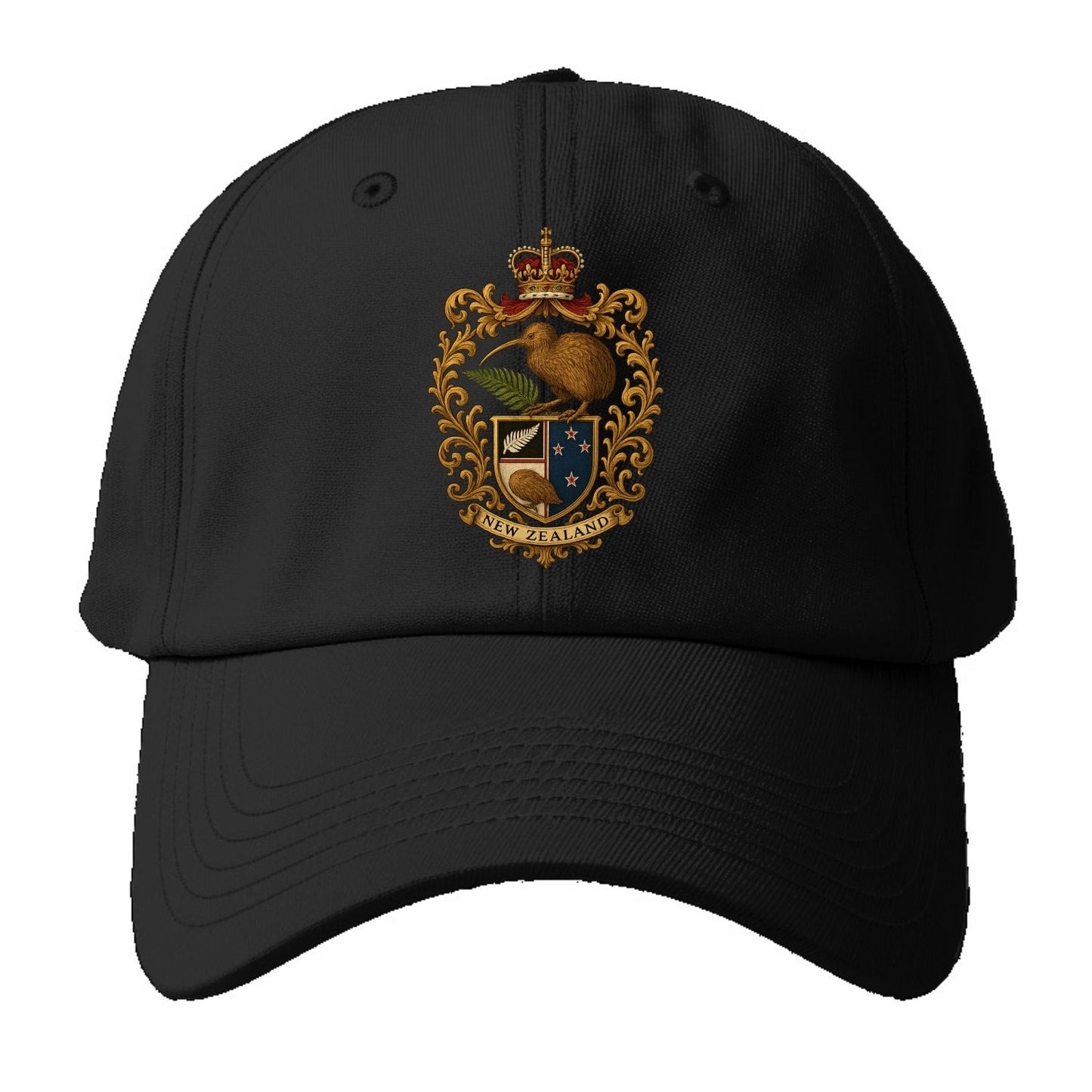 New Zealand Kiwi Emblem  - Baseball Cap