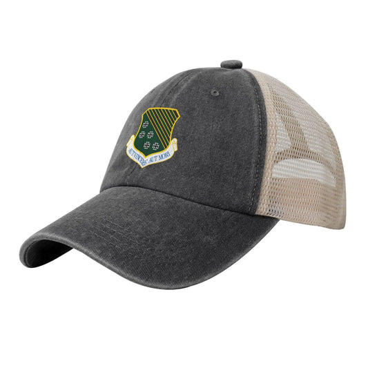 1st Fighter Wing Printed unisex baseball cap adjustable grid baseball cap veteran gift