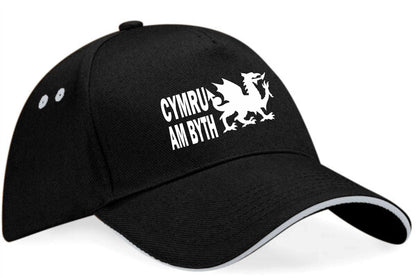 Welsh Dragon Cymru Bath Baseball Cap Wales Lover Gift For Men & Ladies