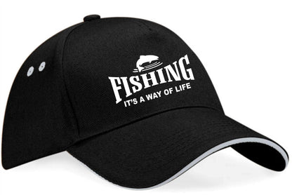 Fishing It's A Way Of Life Baseball Cap Anglers Sports Gift For Men & Ladies