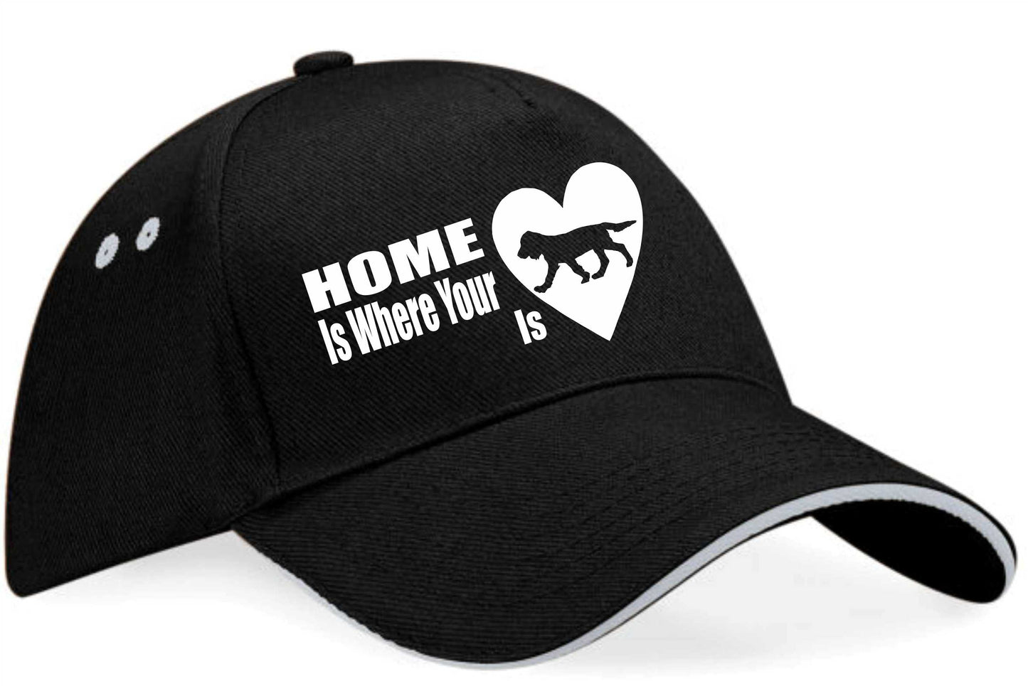 Home Is Where Sprocker Is Baseball Cap Dog Lovers Gift For Men & Ladies