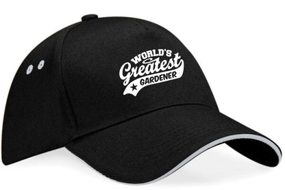 Baseball Cap Greatest Gardener Birthday Present Gift For Him Gift For Her