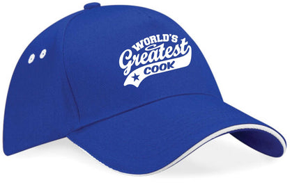 Baseball Cap Greatest Cook Birthday Present Gift For Him Gift For Her