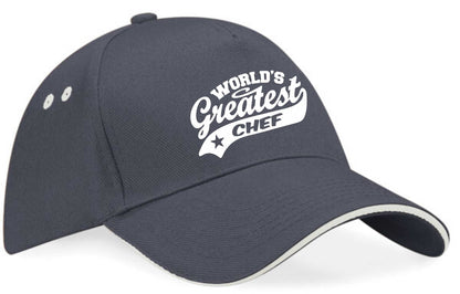 Baseball Cap Greatest Chef Birthday Present Gift For Him Gift For Her