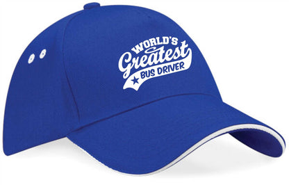 Baseball Cap Greatest Bus Driver Birthday Present Gift For Him Gift For Her