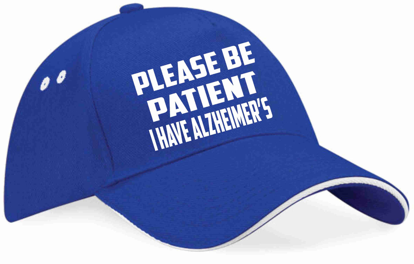 Be Patient I Have Alzheimer's Baseball Cap Mental Health Awareness Men & Ladies
