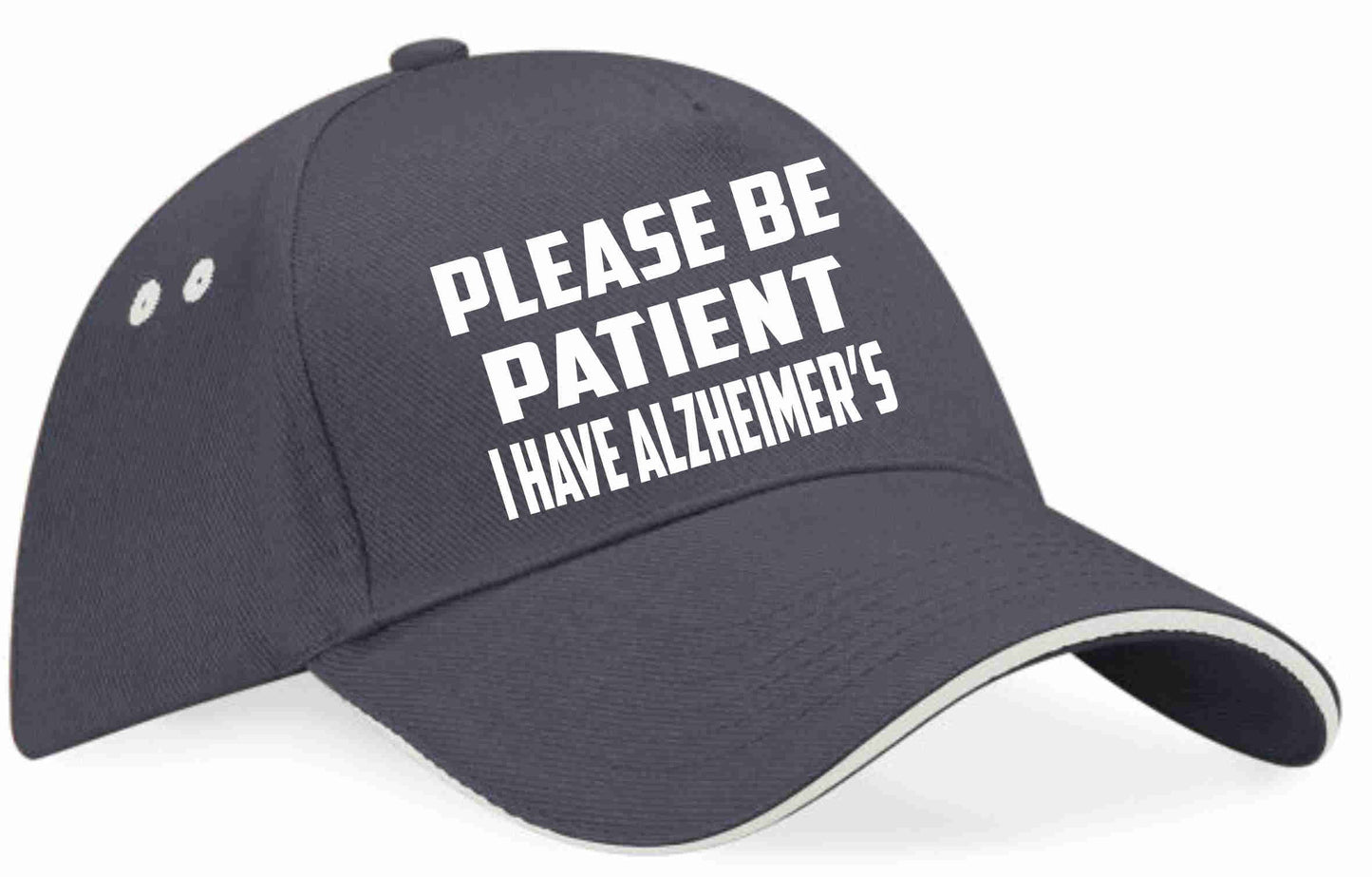 Be Patient I Have Alzheimer's Baseball Cap Mental Health Awareness Men & Ladies