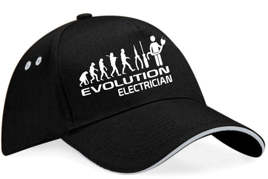 Evolution Of A Electrician Baseball Cap Worked Related Gift For Men & Women